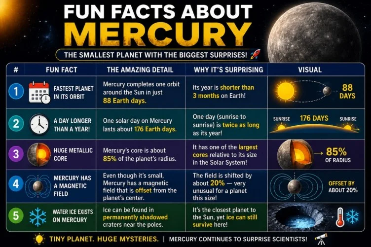 Fun Facts About Mercury