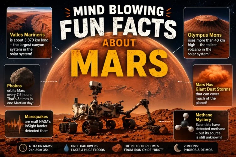 Mind Blowing Fun Facts About Mars