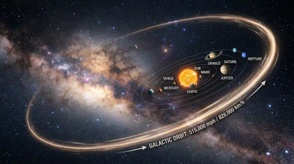 Planets-and galactic orbit